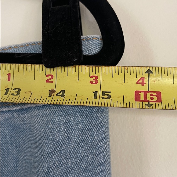LIGHT WASH DENIM MAXI SKIRT | SLEEK NO-POCKET SILHOUETTE | BUTTON FRONT - Picture 8 of 14